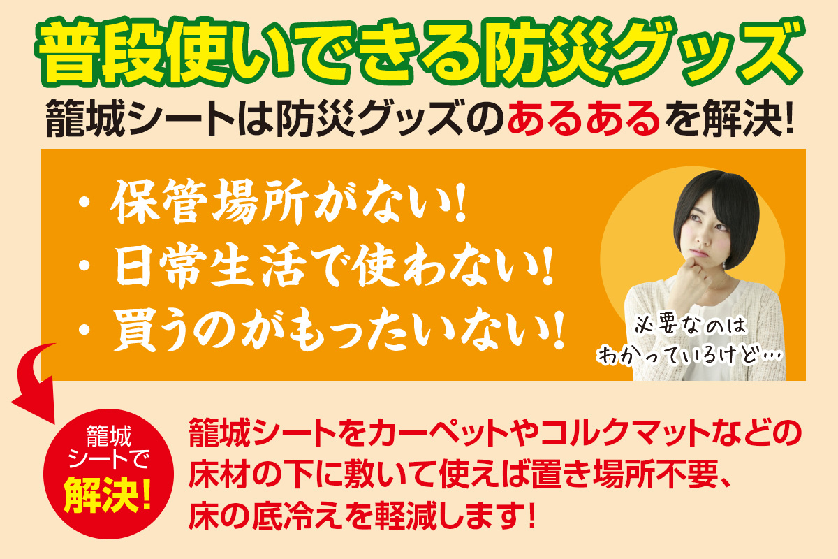 籠城シートとは 製品案内 防災をわかりやすく伝える 京都防災研究所